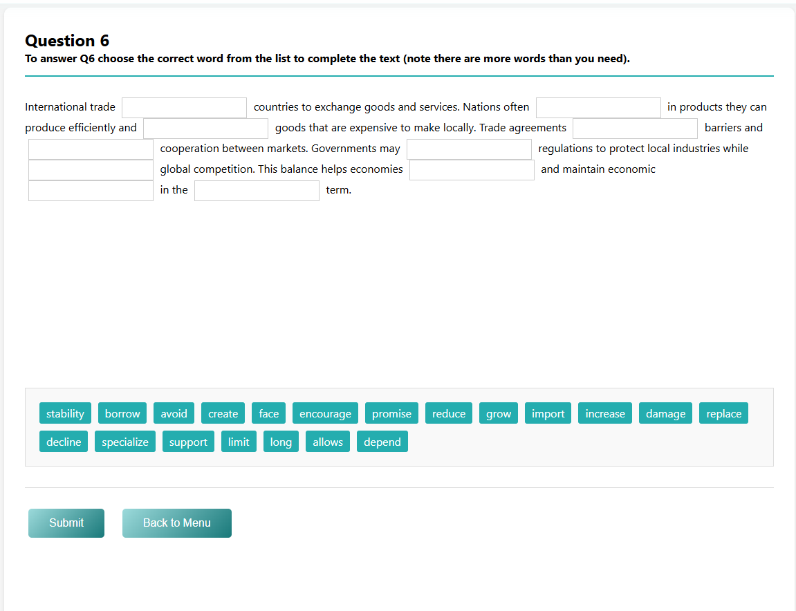 English Level Test screenshot